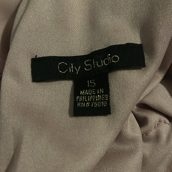 Mauve/Pink Formal Long Dress Size 15 - Picture 10 of 11